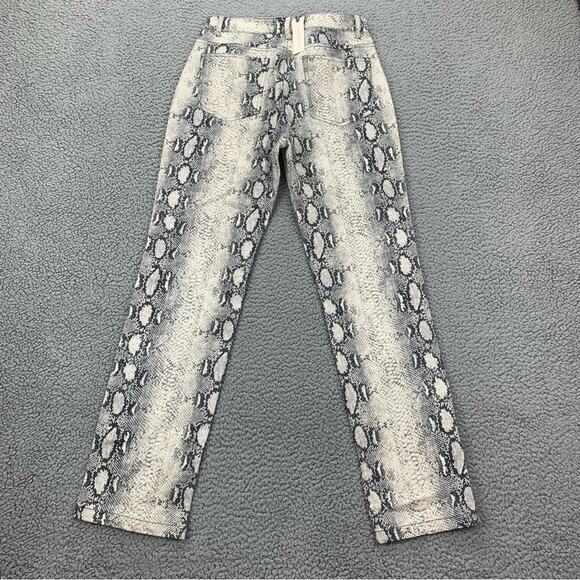 Current Air by Anthropologie Lela Snake Printed Straight Leg Pants  -  Size: M - Picture 3 of 16